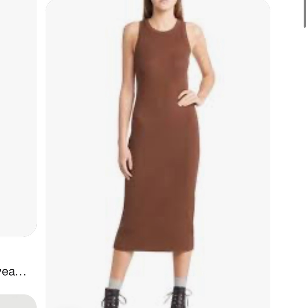 Brown Midi Dress
